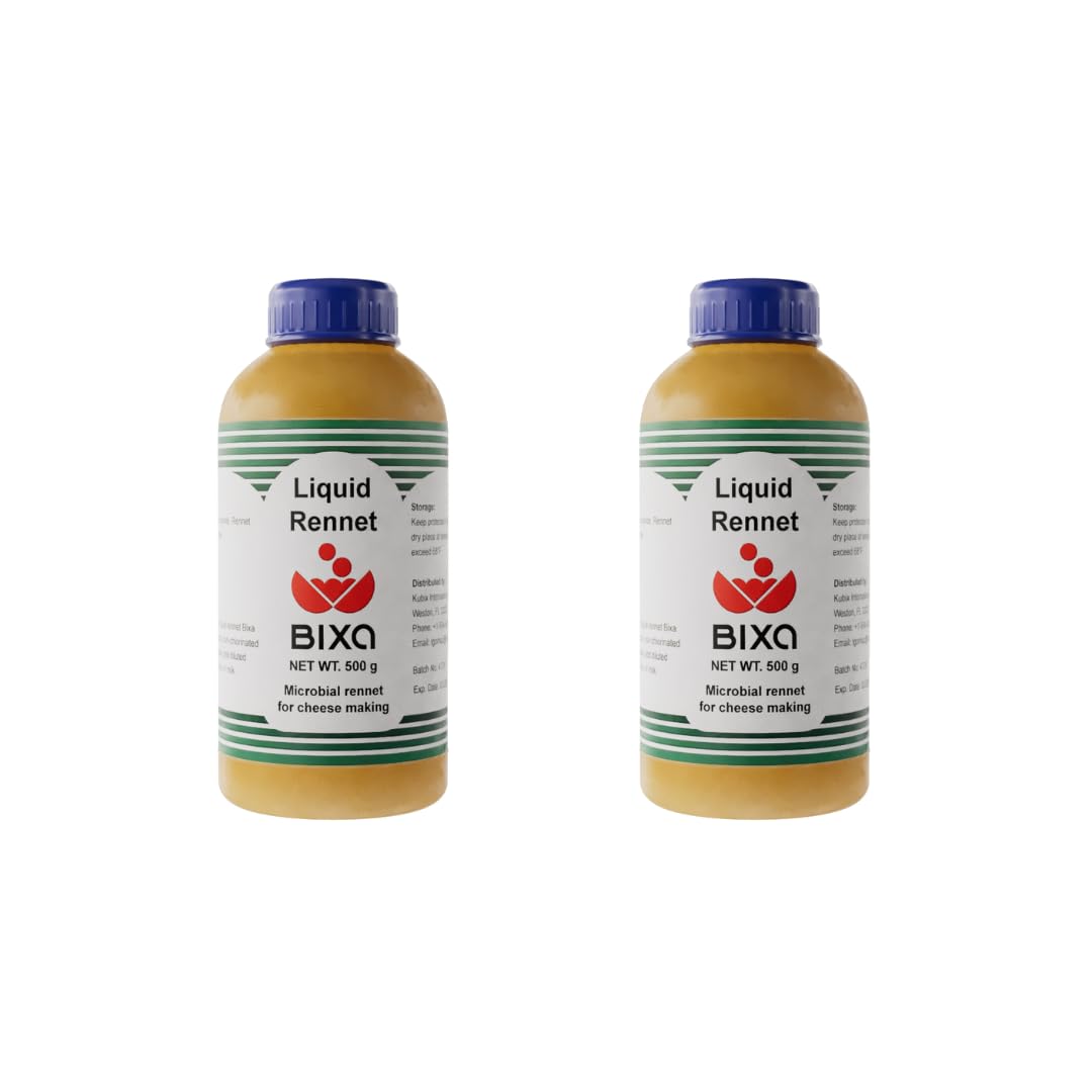 Bixa Liquid Microbial Rennet for Cheese Making - Vegetarian Option