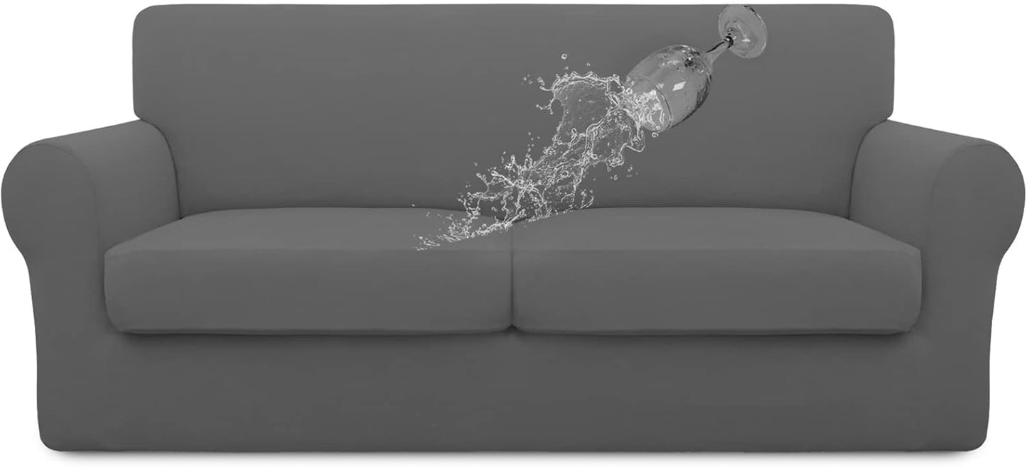 100% Waterproof Loveseat Cover for Dogs and Kids - Gray