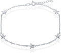 925 Sterling Silver Nautical Anklet Bracelet for Women
