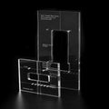 Musiclily Pro CNC Acrylic Tremolo Bridge Routing Template - Precise