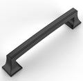 Matte Black 5 in Cabinet Pulls 10 Pack - Solid Zinc Handles