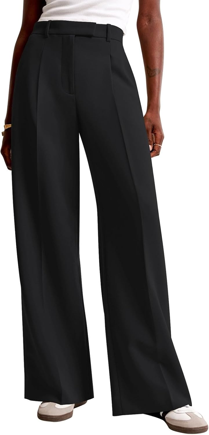 NIMIN Women Wide Leg Pants High Waisted Dressy Work Trousers