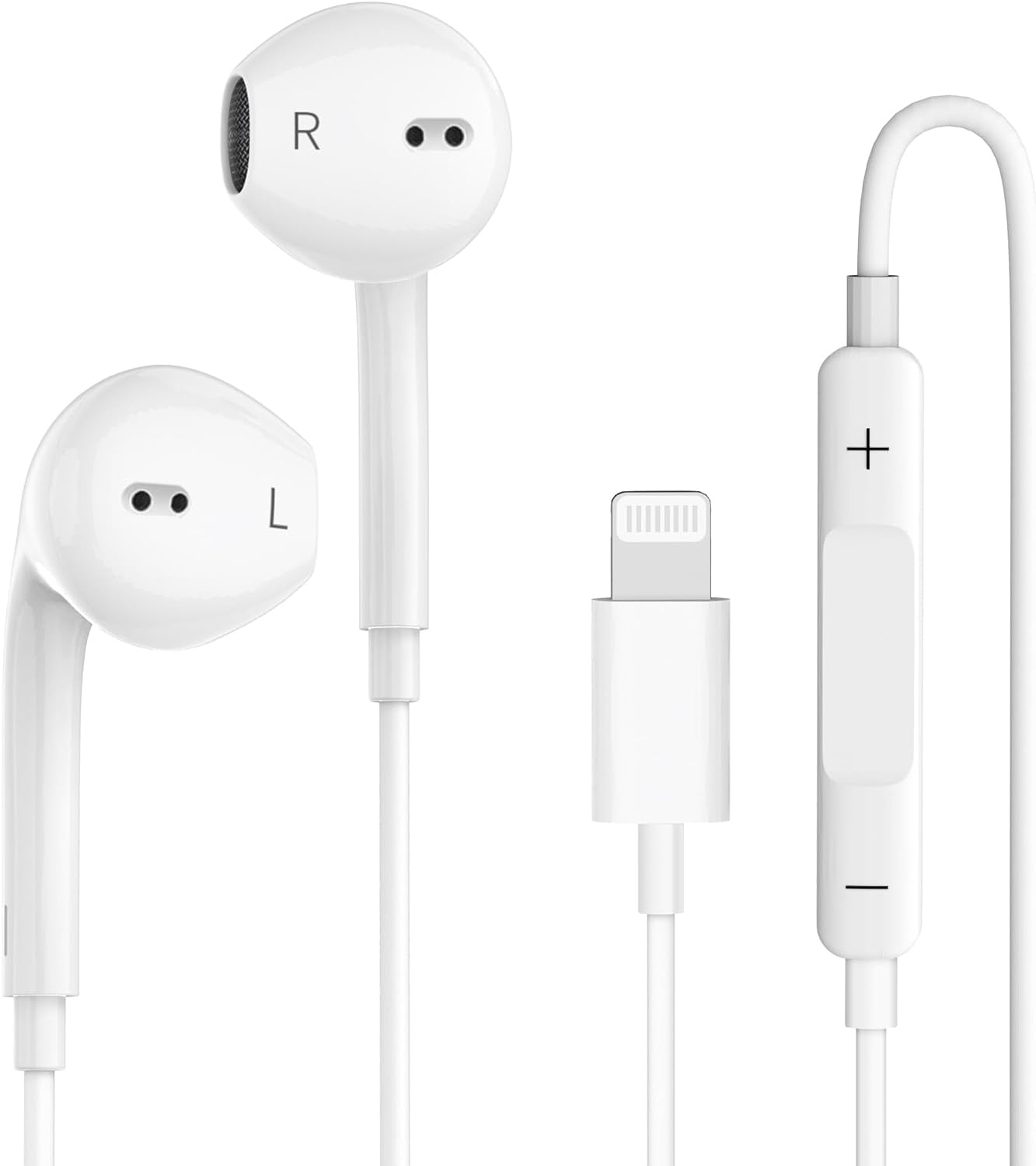 Lightning Wired Earphones with Mic & Remote