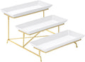 Yedio 3 Tier Serving Tray Set 14 in Porcelain Tiered Serving Platters