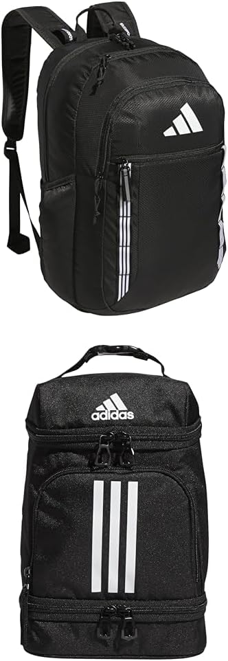 adidas Excel Backpack with Insulated Lunch Bag for Convenience