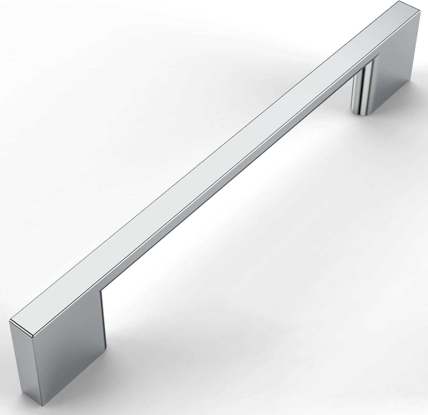 Amerdeco 10 Pack Polished Chrome Cabinet Pulls for Kitchen Use
