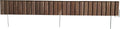 Flexible Brown Natural Lawn & Landscape Border Edging (10 Feet)