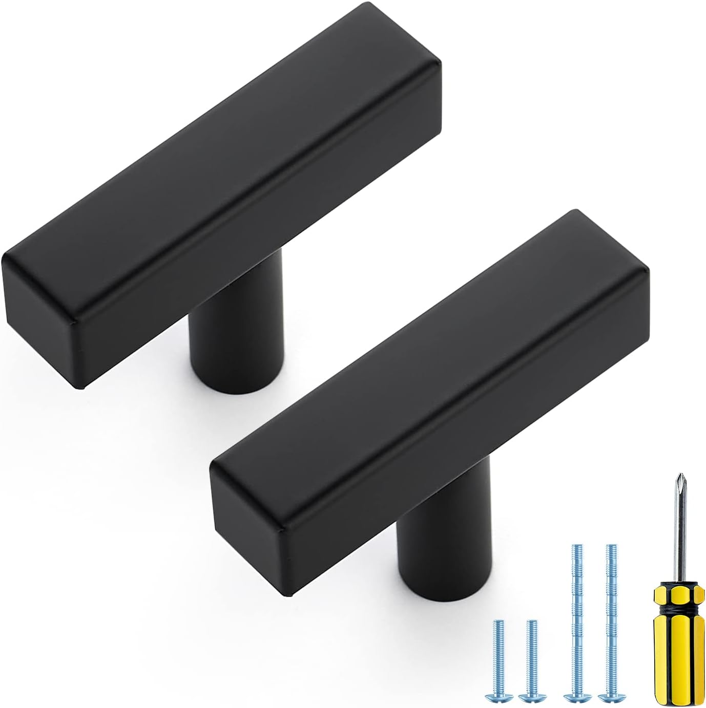 Ravinte Black Cabinet Handles 30 Pack for Modern Kitchen Decor