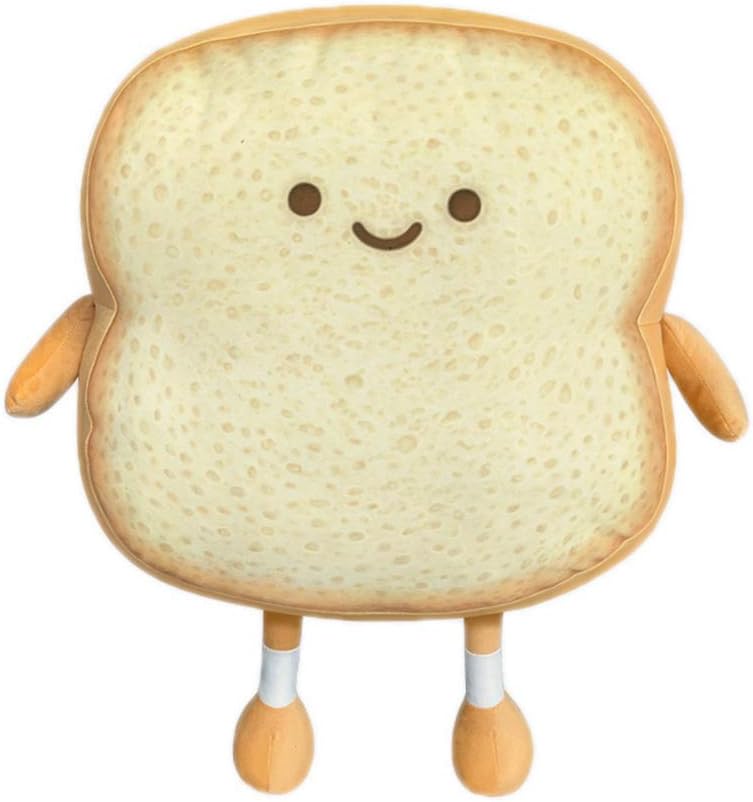 Golden Toast Bread Plush Pillow