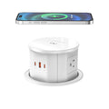 Pop Up Countertop Outlet with Wireless Charger & PD 65W Ports - Space