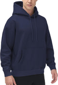 Men's Fleece Pullover Hoodie with Pockets - Ultra Soft Warm Fit