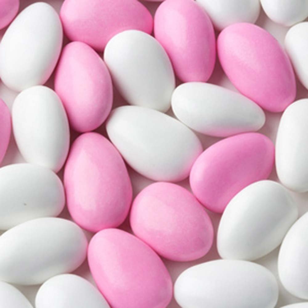 Pink & White Jordan Almonds 5LB Bag - Perfect for Celebrations