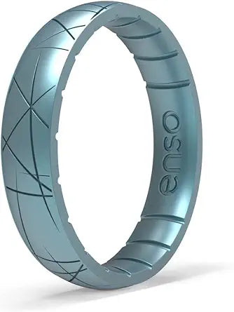 Enso Rings Thin Legend Silicone Ring - Ultra Comfortable Design