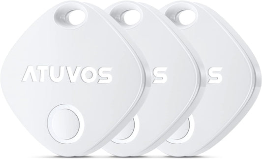 ATUVOS Air Tags - 3 Pack, Apple Find My Compatible, Keys & Item Locator
