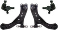 TRQ Front Lower Control Arm with Ball Joint Set Compatible