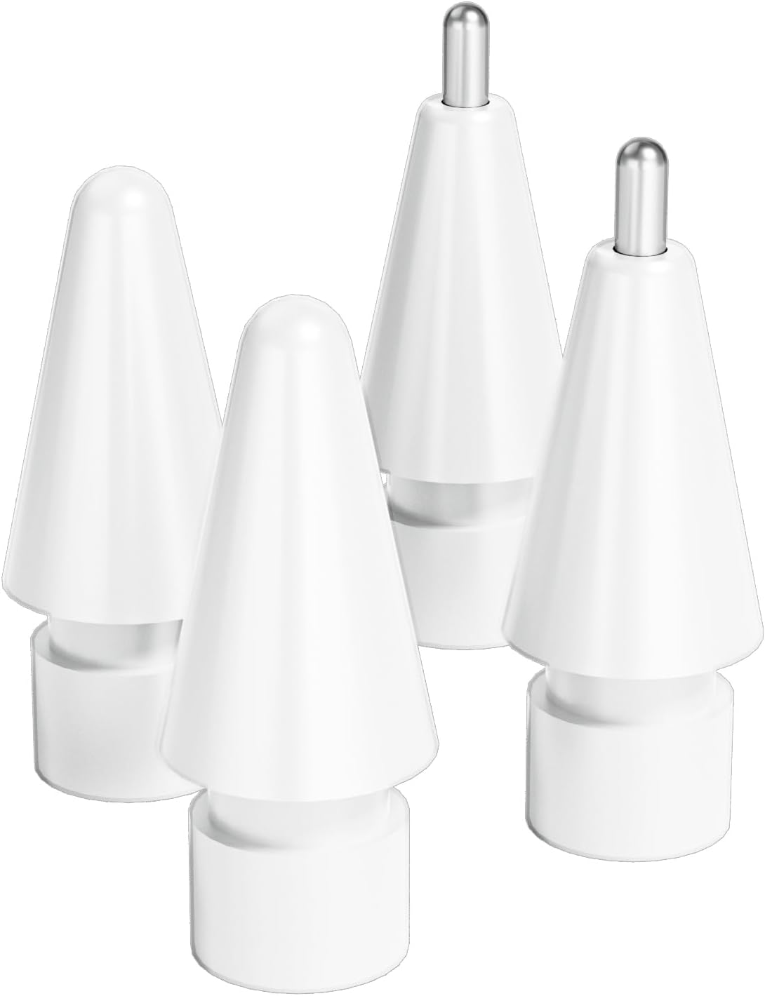 Apple Pencil Compatible Nib Replacement - 4 Pack White