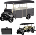 Golf Cart Cover Enclosure 4 & 6 Passenger - Waterproof 600D Oxford Fit