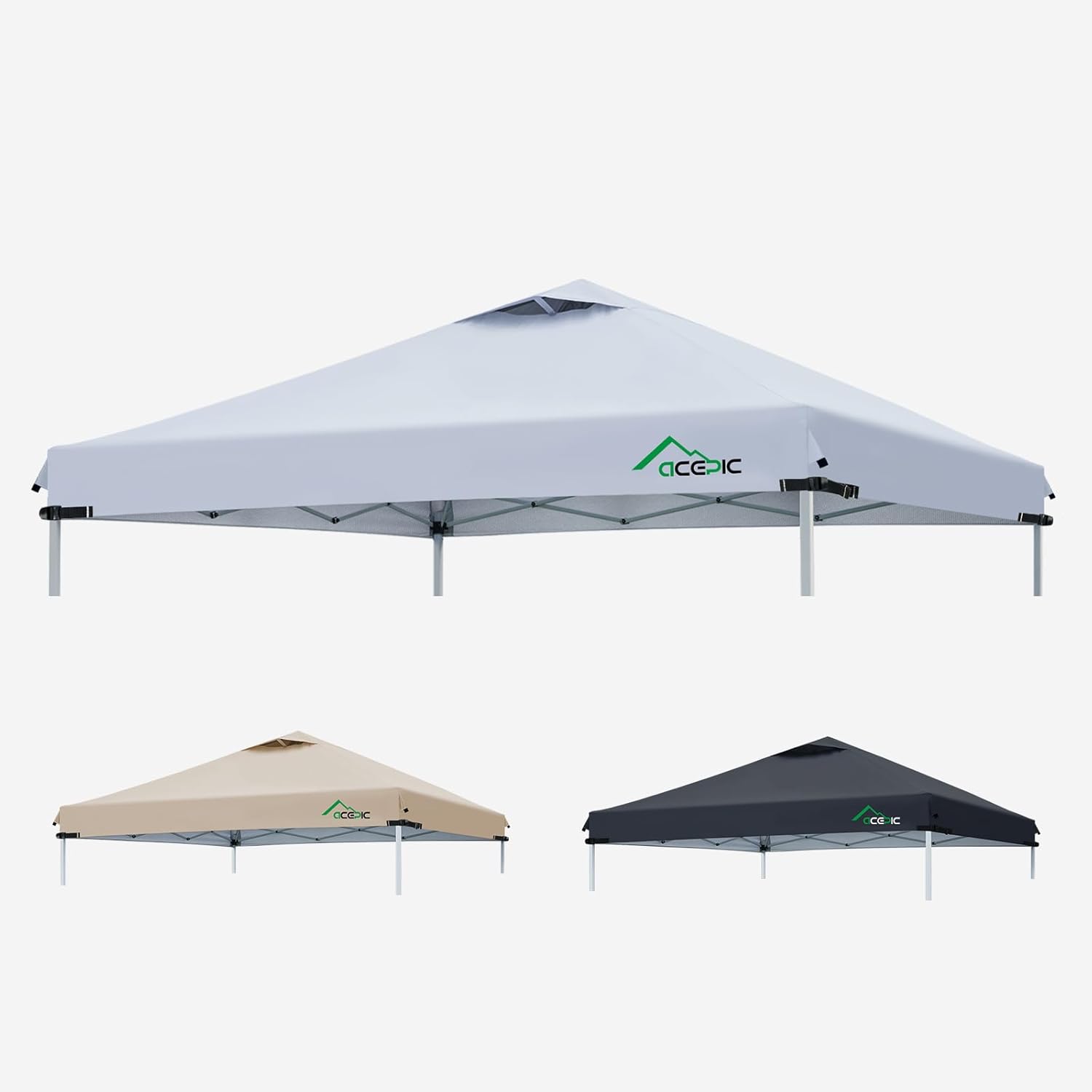 10x10 Adjustable Canopy Replacement Top for Outdoor Events