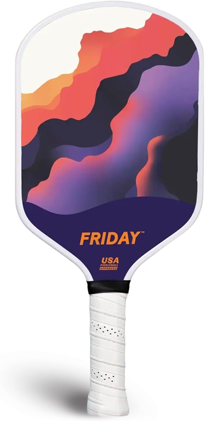 Friday Pickleball Paddle with Durable Carbon Fiber Design