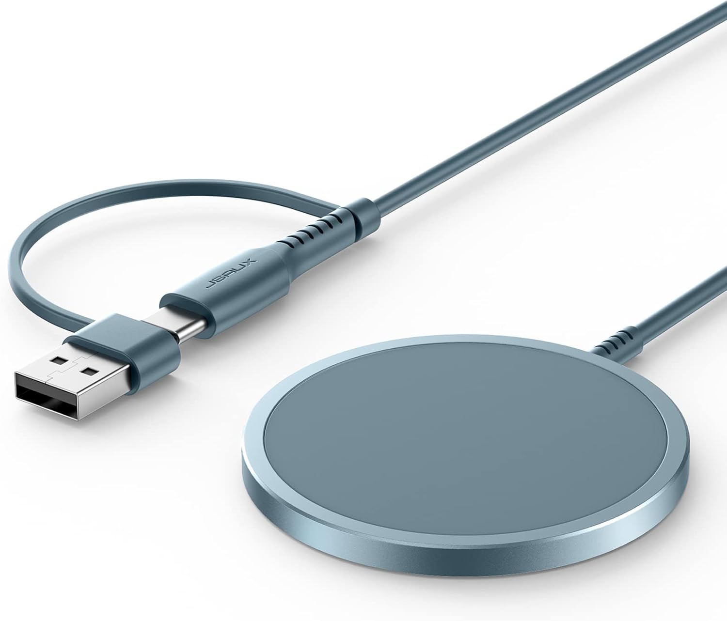 Fast Charge with JSAUX Magnetic Wireless Charger