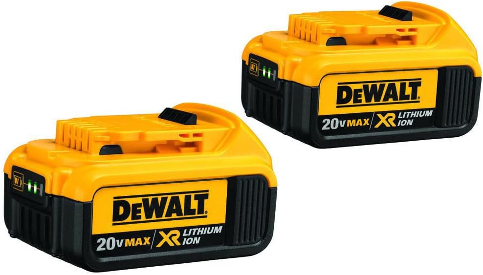 DEWALT 20V MAX 3 Ah Lithium Ion Battery 2-Pack for Tough Jobs