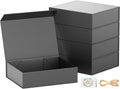 Gift Boxes with Lids 11.5x7.8x3 in Black Gift Box - Sturdy Magnetic