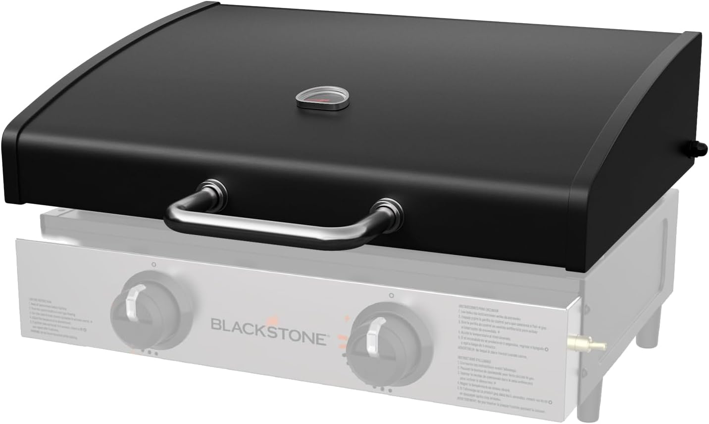 Upgrade Hinged Lid with Thermometer for Blackstone Griddle