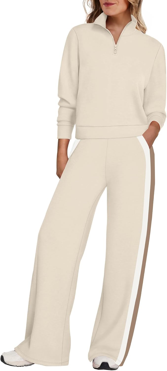 WIHOLL Women 2 Piece Outfits for Travel and Leisure Activities