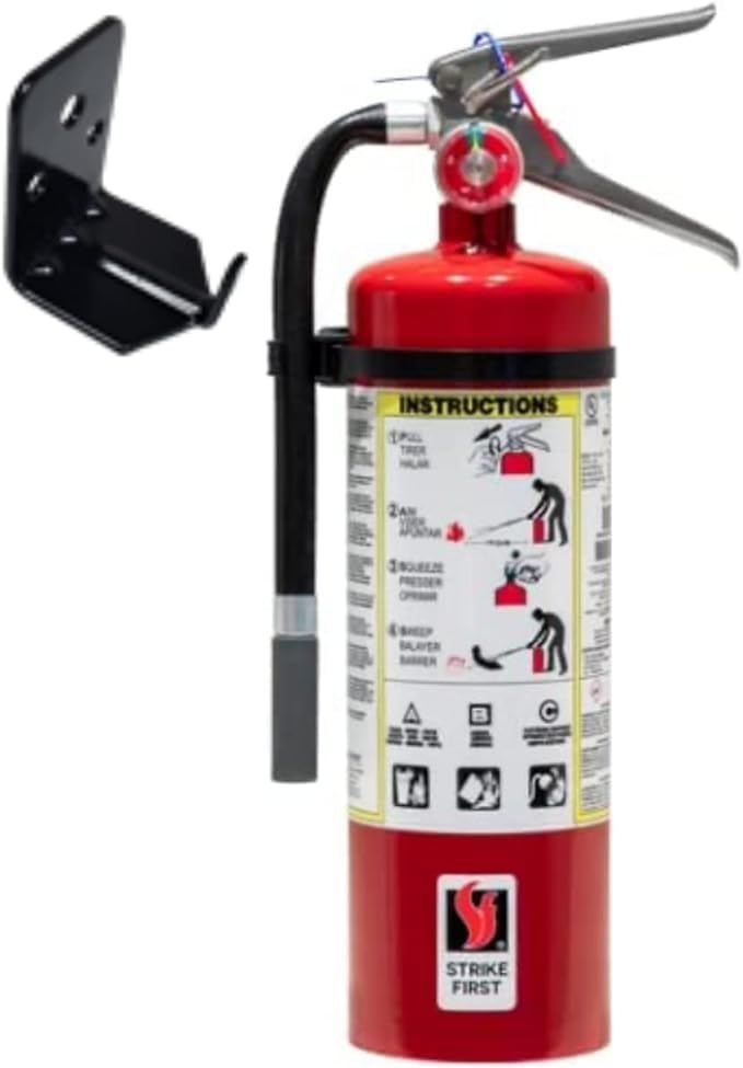 Strike First ABC Fire Extinguisher 5 lb for Home and Office Safety