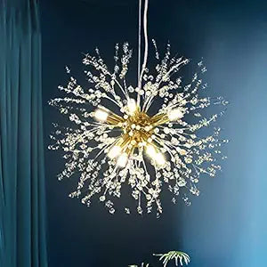 Qamra Modern Gold Crystal Chandeliers for Elegant Spaces