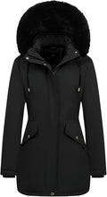 Women's Long Winter Down Coat Thicken Fleece Lined Parka - Warm Cozy