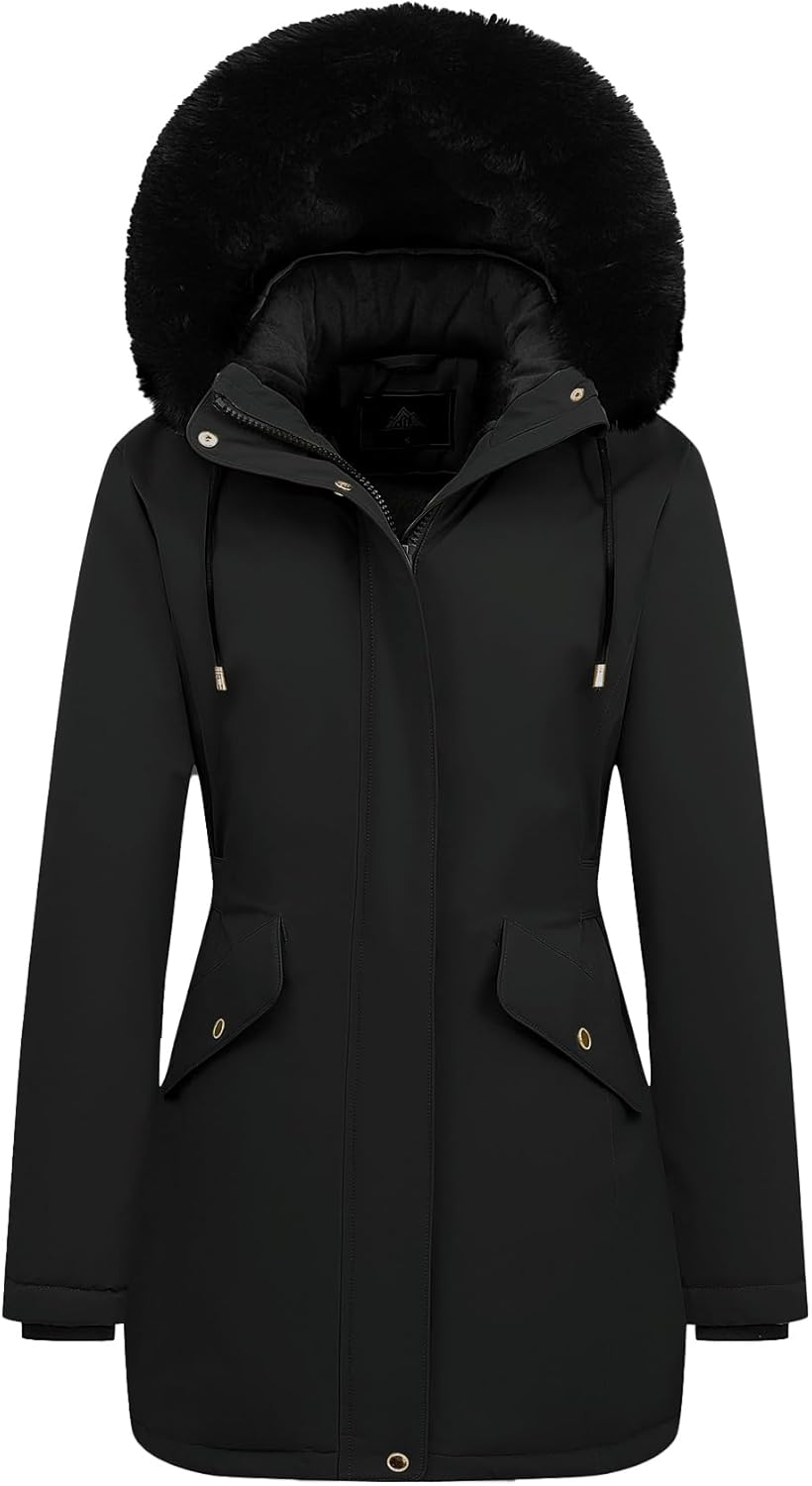 MOERDENG Women's Long Winter Down Coat for Ultimate Warmth