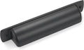 3.75 in Matte Black Kitchen Cabinet Cup Pulls - 10 Pack