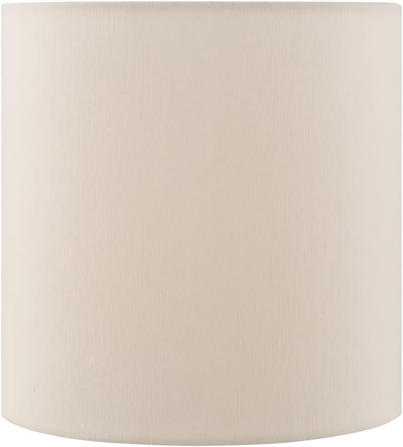 Transitional Drum Shaped Lamp Shade in Off White by Aspen Creative
