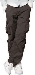 Match Men's Wild Cargo Pants - Durable 100% Cotton Utility Fit Shoes