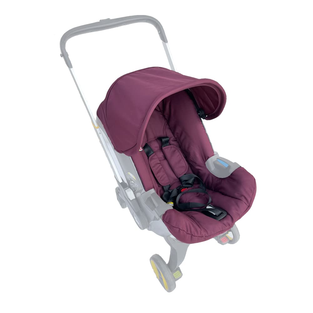 Seat Cushion Changing Kits for Doona Car Seat & Stroller - Wine Red