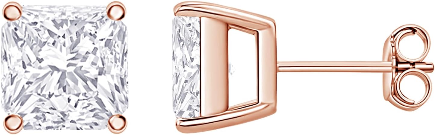 Houston Diamond District IGI Certified Lab Grown Diamond Stud Earrings