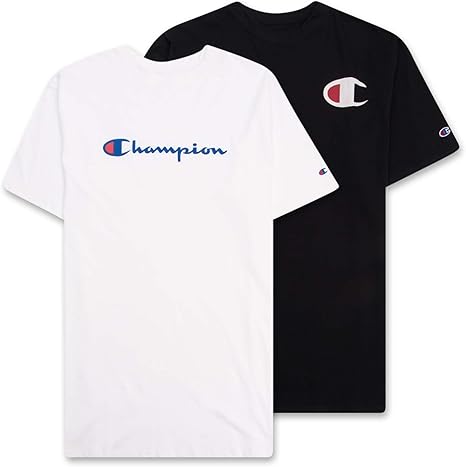 Champion Big and Tall Shirts for Men - 2 Pack Graphic Tees
