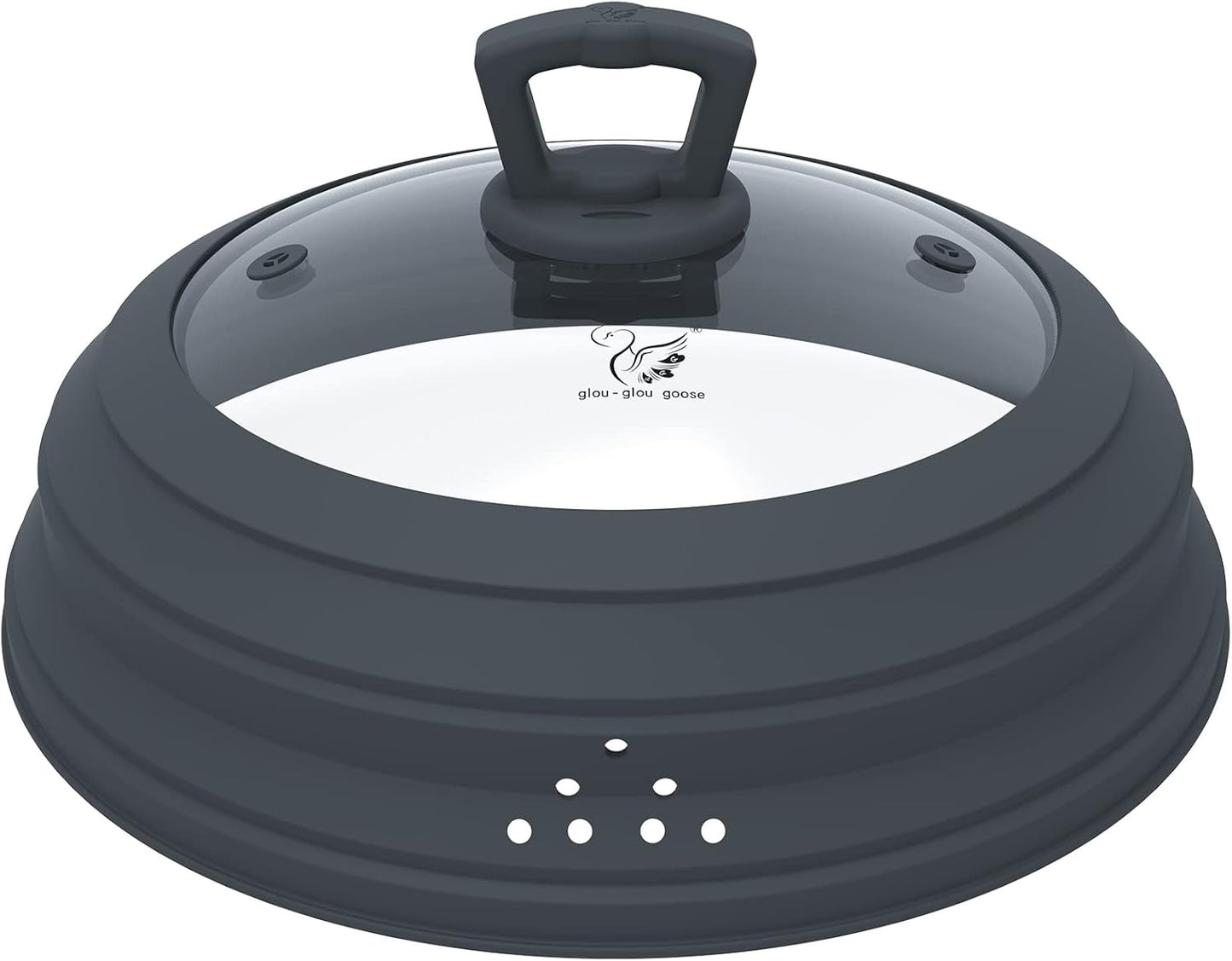 10.8 Vented Glass Splatter Guard - Keep Food Mess-Free!