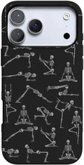Casely iPhone 17 Pro Case Corpse Pose Skeleton Yoga - Bold Protection