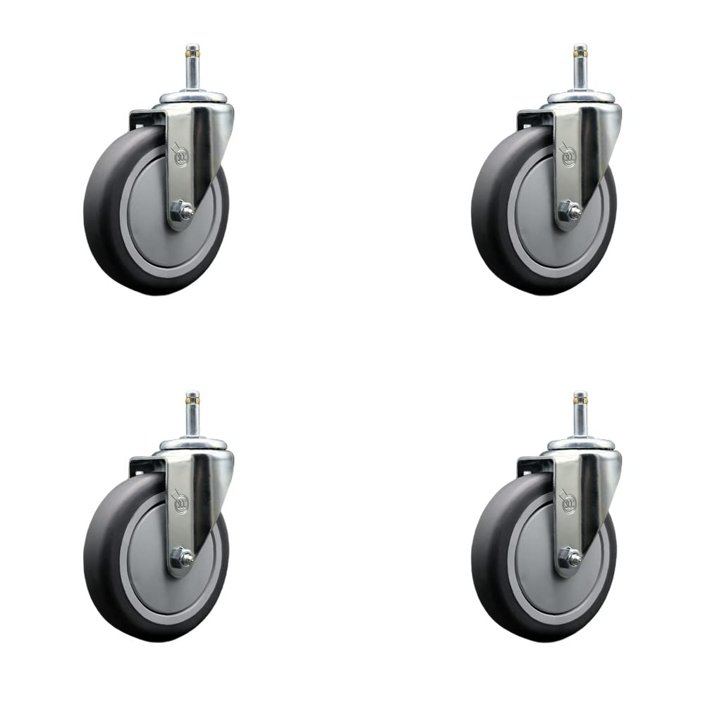 Rubbermaid Mobile Shelf Truck Replacement Caster Set for Easy Use