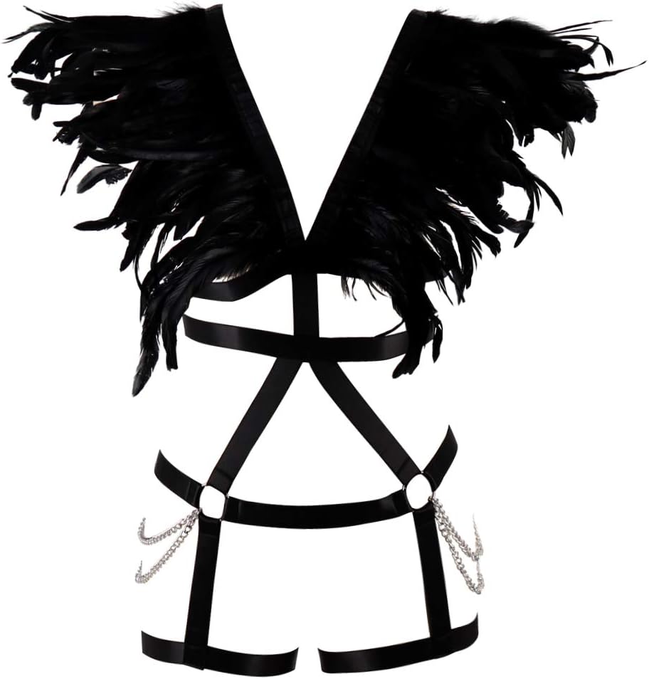 MAMOHSS Women Body Harness Strappy Bra for Unique Style