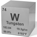 Tungsten 1ft Metal Density Cube - 99.9% Pure Tungsten