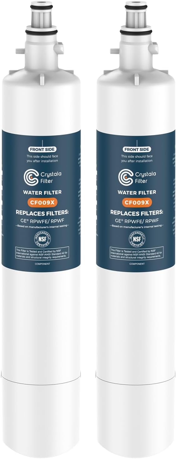 Crystala Filters Replacement for GE RPWFE, RPWF Water Filter