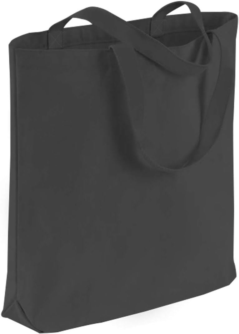 Sturdy Canvas Tote Bags with Bottom Gusset for DIY Projects