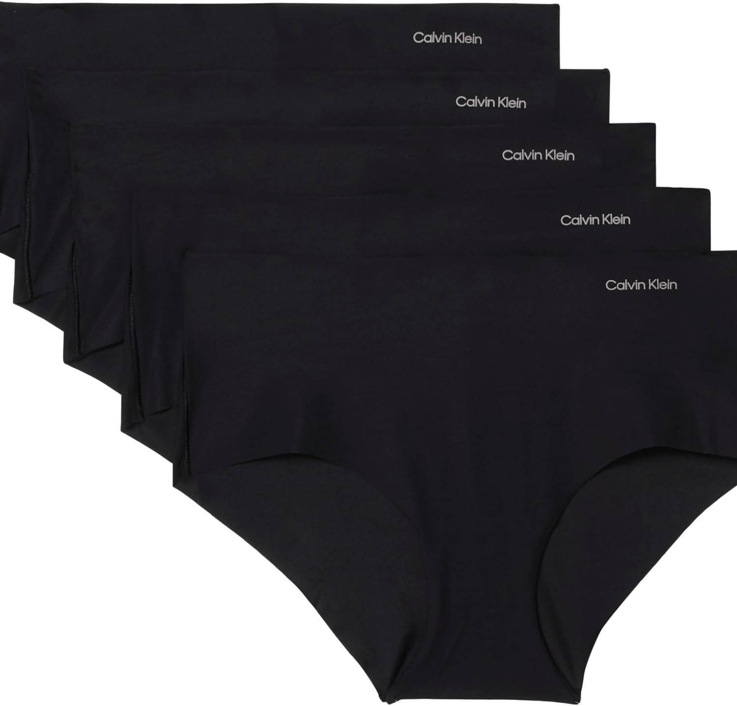 Calvin Klein Women's Invisibles Seamless Hipster Panties Multipack