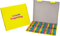 Lucky Art 200 Sets (800 Count) Large Mini Crayon Packs - Bulk Value