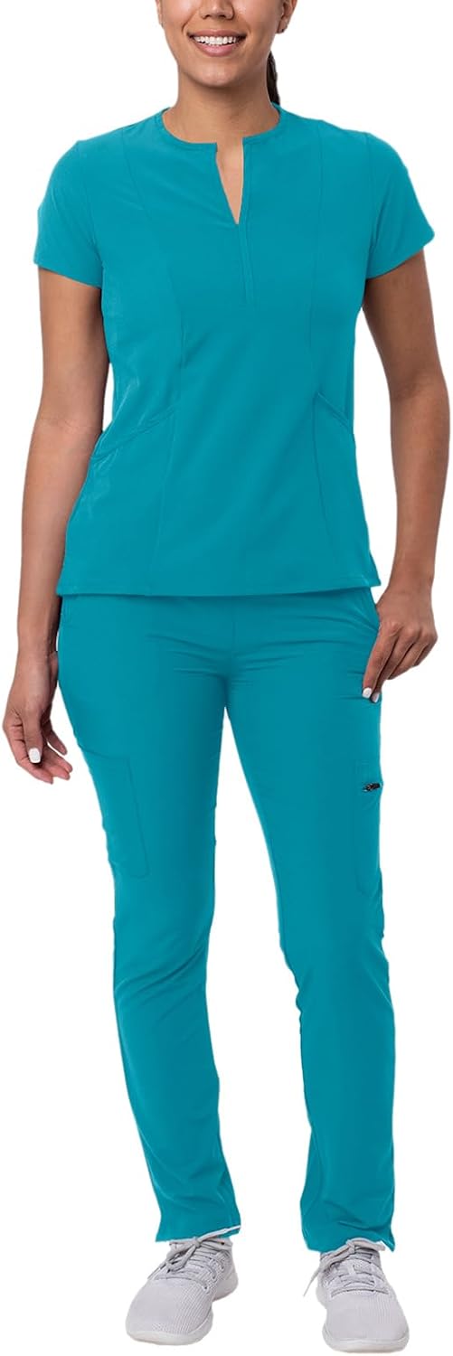 Adar Addition Go-Higher Scrub Set for Women - Stylish Comfort