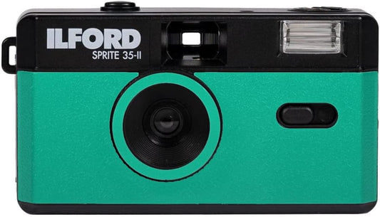 Ilford Sprite 35-II Teal/Black Reloadable 35mm Camera