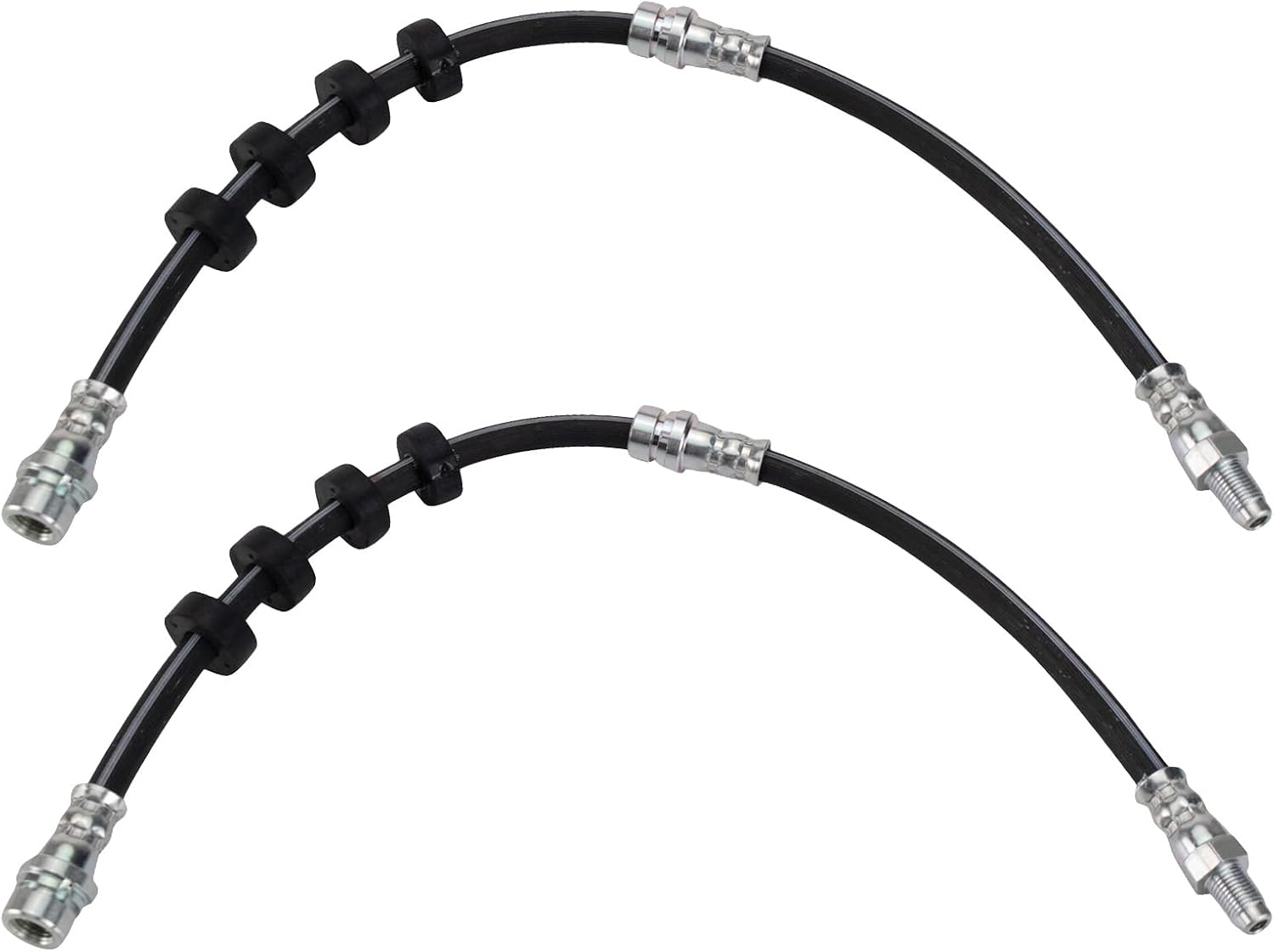 TRQ Front Brake Hose Set for 2008-2012 Ford Escape & More